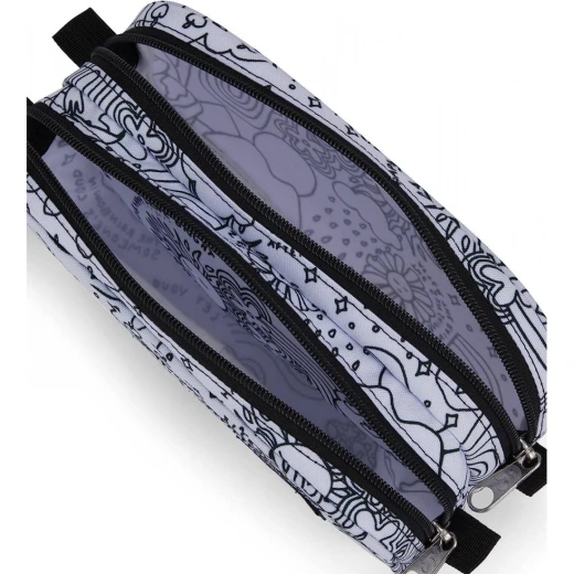 Jansport Pouch Anime Emotions Pencil Case, Black & Gray Color, Large Size - JanSport - Image 3