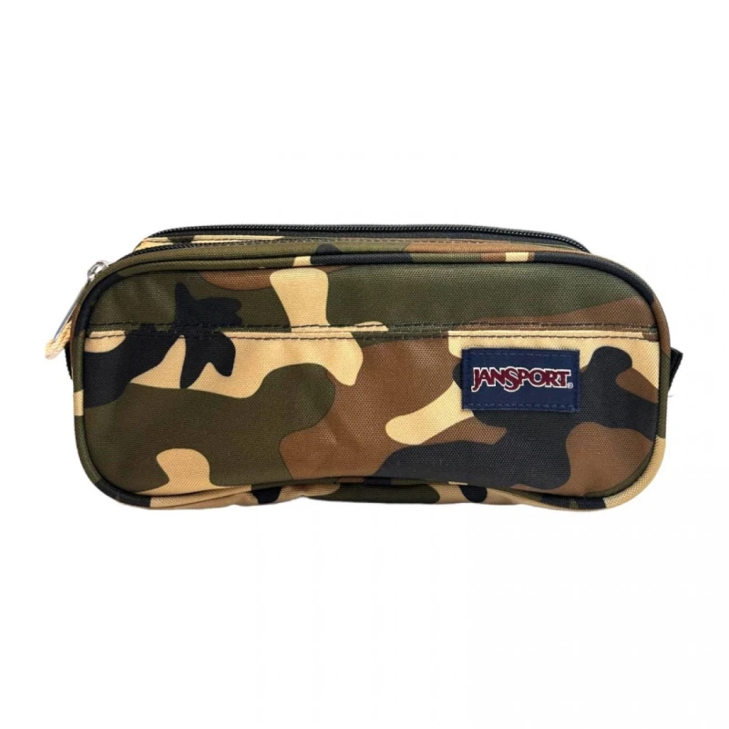 Jansport Pouch Anime Emotions Pencil Case, Camo Color, Large Size - JanSport