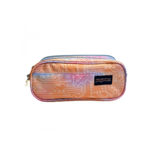 Jansport Pouch Anime Emotions Pencil Case, Orange Color, Large Size Jansport Pouch Anime Emotions Pencil Case, Orange Color, Large Size