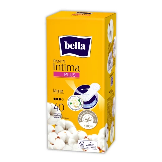 Bella Intima Plus Panty Large Panty liners 40 pieces Bella Intima Plus Panty Large Panty liners 40 pieces