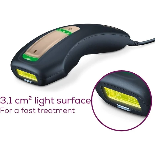 جهاز إزالة الشعر بتقنية IPL من بيورر موديل IPL 5800 PURE SKIN PRO 57500 باللون الأسود - بيورير - Image 2
