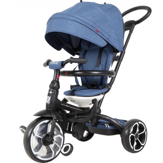 QPlay Prime Kids Tricycle 6 in 1, Blue Color QPlay Prime Kids Tricycle 6 in 1, Blue Color