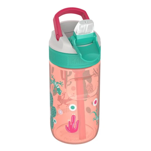 Kambukka Lagoon Drinking Bottle, Cactus Gecko, 400 ml - Kambukka - Image 2