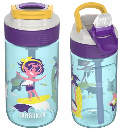 Kambukka Water Bottle Surf Girl, Blue Color, 400ML - Kambukka - Image 2