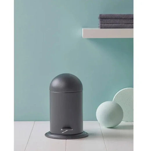Aquanova Ona Waste Bin, Dark Gray, 3L - Aquanova - Image 3