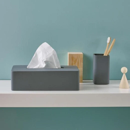 Aquanova Ona Tissue Box - Dark Gray - Aquanova - Image 3