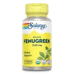 Solaray, Organic Fenugreek 1240 mg, 100 Organic Capsules - Solaray