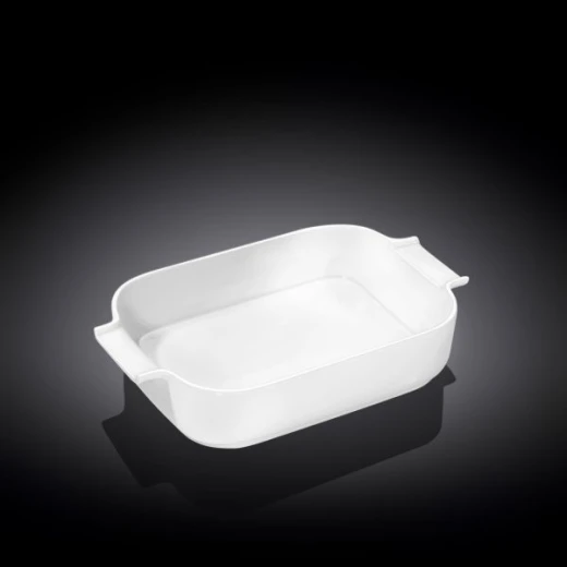 Wilmax  Baking Dish with Handles - White 23x14.5cm - Willmax - Image 2