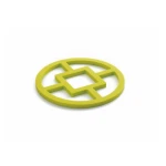 Ibili 16 Cm Round Silicone Trivet - Green - Ibili