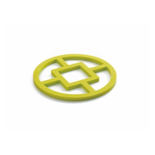 Ibili 16 Cm Round Silicone Trivet - Green Ibili 16 Cm Round Silicone Trivet - Green