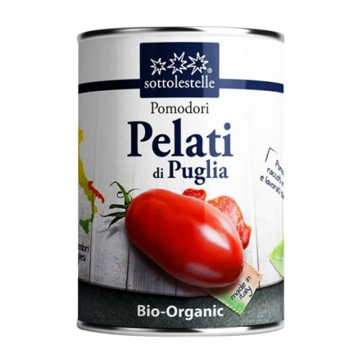 Sottolestelle Org Peeled Tomatoes 400g Sottolestelle Org Peeled Tomatoes 400g