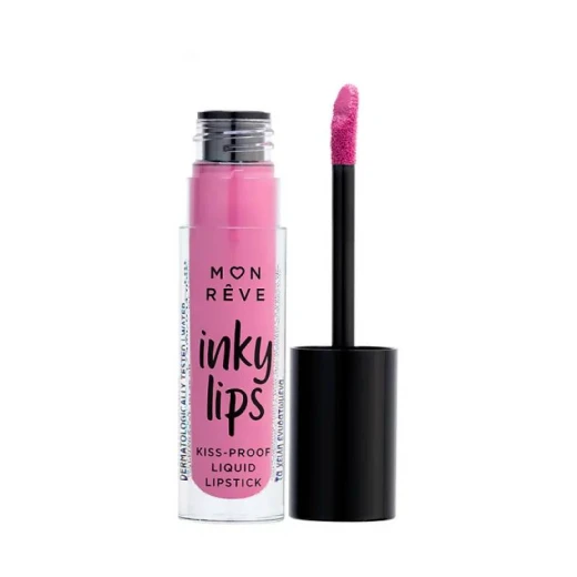 Mon Reve Inky Matte Lipstick No 16 Long Lasting Water Resistant Makeup for Lips All Day Wear - Mon Reve - Image 2