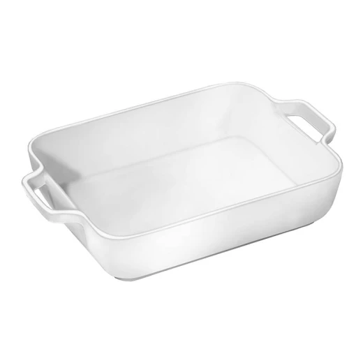 Wilmax Round Baking Dish with Handles - White  17cm - Willmax - Image 2