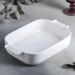 Wilmax  Baking Dish with Handles - White 28.5x18cm - Willmax