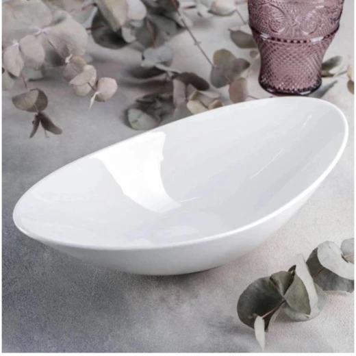 Wilmax Olivia  Dish - White 25x14.5cm - Willmax - Image 2