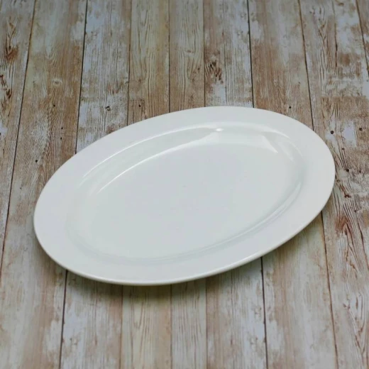 Wilmax Stello Pro  Oval Platter - White  36cm - Willmax - Image 2