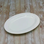 Wilmax Stello Pro  Oval Platter - White  36cm - Willmax