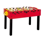 Garlando Football Table G-100 Red Colour Telescopic Rods, Long Game Surface In Melamine - garlando