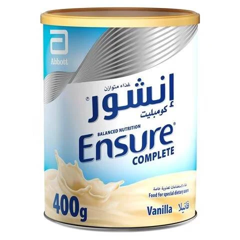 مسحوق إنشور بنكهة الفانيلا 400 جم مسحوق إنشور بنكهة الفانيلا 400 جم