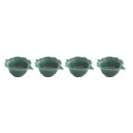 Easy Life Madagascar Leaf Bowls Set in Box - Green  10.5*8cm  4-Piece - Easy Life