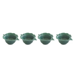 Easy Life Madagascar Leaf Bowls Set in Box - Green  10.5*8cm  4-Piece