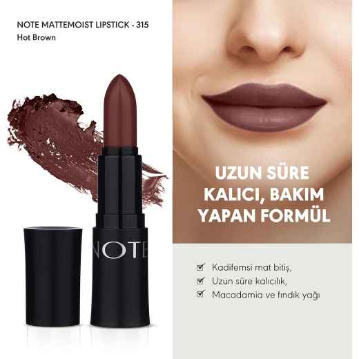 Note Cosmetique Mattemoist Lipstick -  No 315 - Note - Image 4