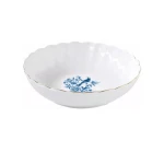 Easy Life Paradise Garden Soup Plate - White & Blue 20cm - Easy Life