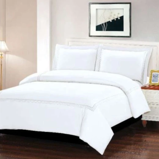 ARMN Naturesoft  Kingsize Duvet Cover Set - White 4-Piece - Armn - Image 2