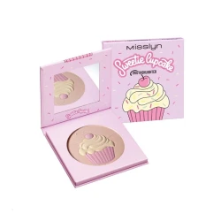 Misslyn Sweetie Cupcake Trio Highlighter Kit Radiant Glow Makeup for All Skin Types