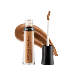 كونسيلر سائل Conceal & Protect من Note Cosmetique لون Wallnut: تركيبة تدوم طويلاً وكريمية لإخفاء العيوب وتغير اللون