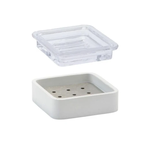 Aquanova Ona Soap Dish - White Aquanova Ona Soap Dish - White