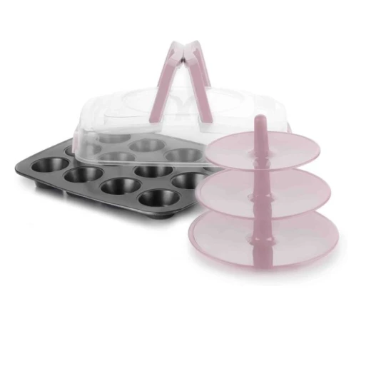 Ibili Muffin Mold with Lid & Stand Ibili Muffin Mold with Lid & Stand