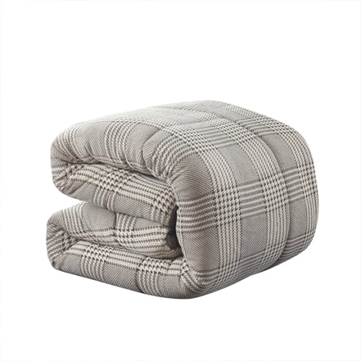 Nova Home Sketch Winter Printed Flannel Comforter Set - King/Super King - Grey  4 Pcs - Nova Home - Image 5