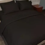 FieldCrest Duvet Cover  Plain King Black - Fieldcrest