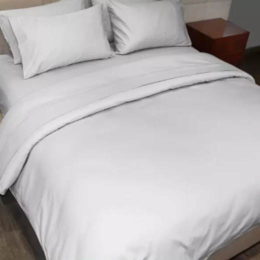 FieldCrest Duvet Cover Plain King White FieldCrest Duvet Cover Plain King White