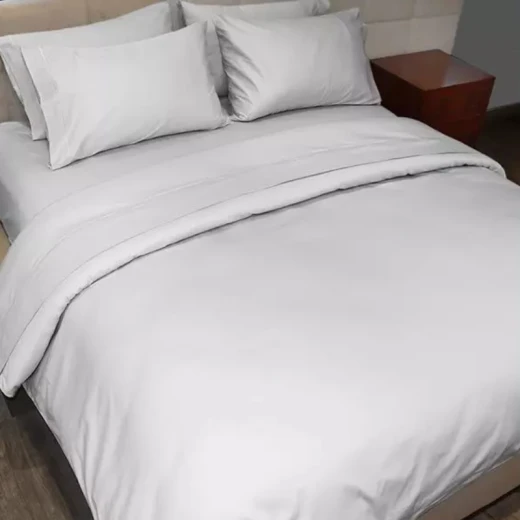 FieldCrest Duvet Cover Plain Queen Grey FieldCrest Duvet Cover Plain Queen Grey