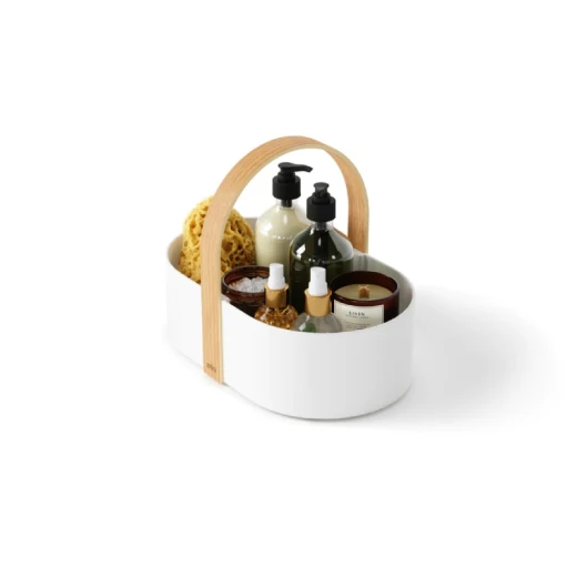 Umbra Caddy Bellwood White/Natural Umbra Caddy Bellwood White/Natural