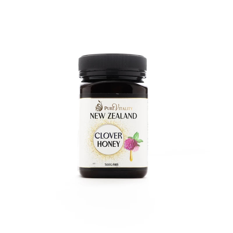Pure Vitality Clover Honey 500g - Pure Vitality Honey