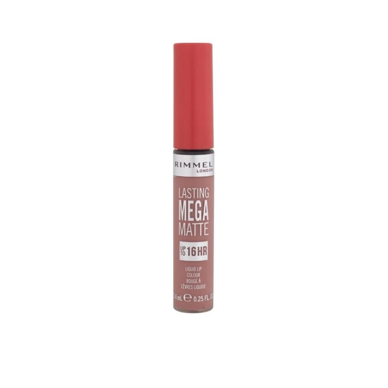 Rimmel London Lasting Mega Matte Liquid Lipstick Fire Starter 7.4ml Long Lasting Hydrating Vegan Formula - Rimmel London