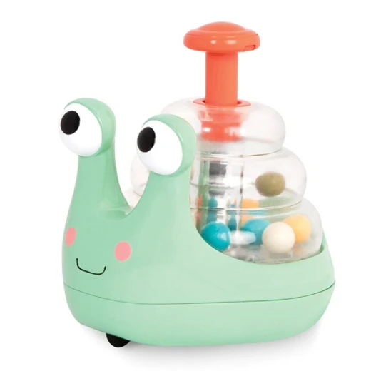 B. Toys Rolling Light-up Snail Popper B. Toys Rolling Light-up Snail Popper
