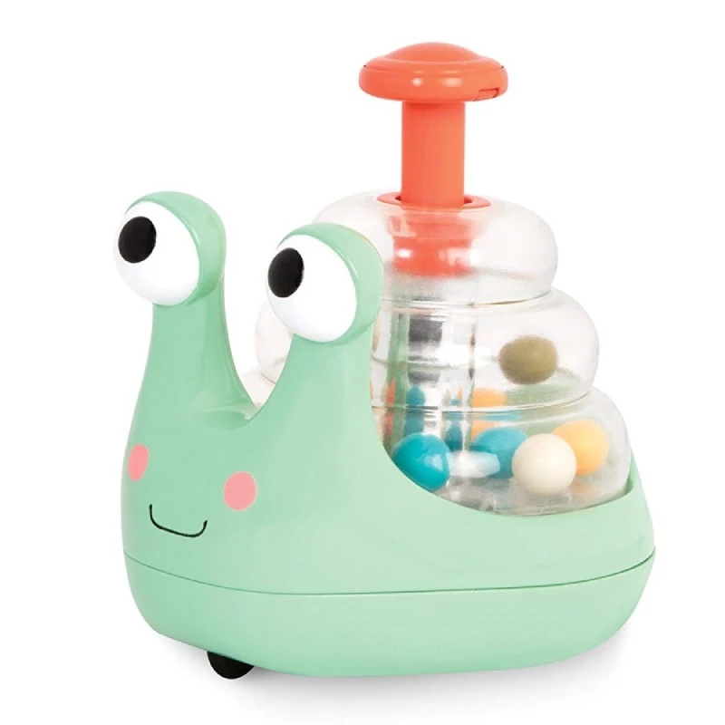 B. Toys Rolling Light-up Snail Popper - B. toys