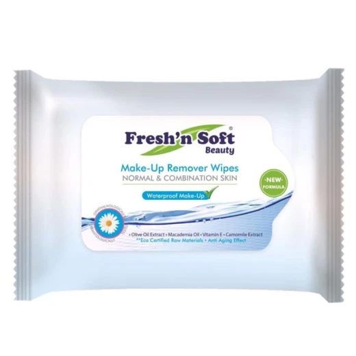 Fresh n Soft Makeup Wipes for Sensitive Skin Gentle Cleansing with Camomile & Olive Extract 25 Wipes Fresh n Soft Makeup Wipes for Sensitive Skin Gentle Cleansing with Camomile & Olive Extract 25 Wipes