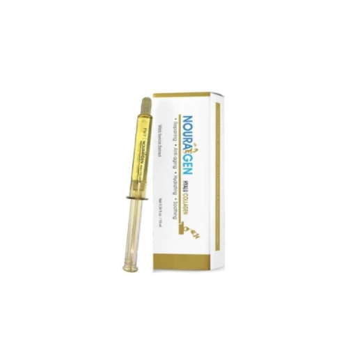Nouragen hyalu collagen 10ml, A nourishing serum with sericin, marine collagen, hyaluronic acid, and chestnut extract helps restore skin, reduce aging signs, rebuild collagen, boost radiance, maintain hydration, and slow cell breakdown. Nouragen hyalu collagen 10ml, A nourishing serum with sericin, marine collagen, hyaluronic acid, and chestnut extract helps restore skin, reduce aging signs, rebuild collagen, boost radiance, maintain hydration, and slow cell breakdown.