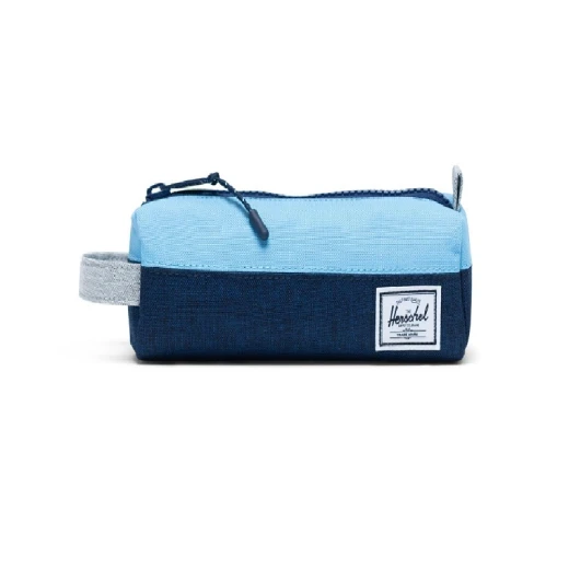 Herschel Settlement Pencil Case Medieval Blue Crosshatch/Alaskan Herschel Settlement Pencil Case Medieval Blue Crosshatch/Alaskan