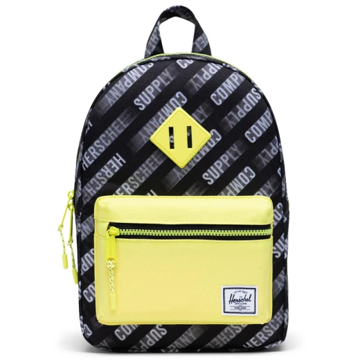 Herschel Heritage Kids Backpack Hsc Montion Black/highlight Herschel Heritage Kids Backpack Hsc Montion Black/highlight