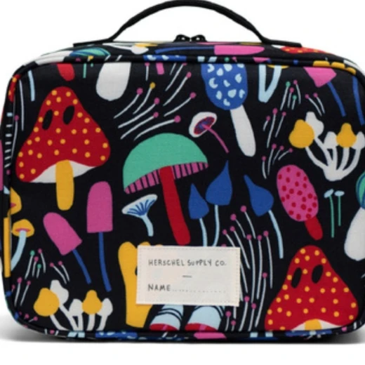 Herschel Pop Quiz Lunch Box Mushrooms Black - Herschel - Image 2