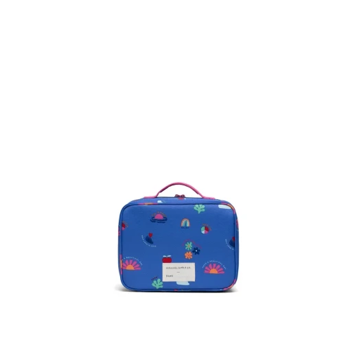 Herschel Pop Quiz Lunch Box Self Love Baja Blue Herschel Pop Quiz Lunch Box Self Love Baja Blue
