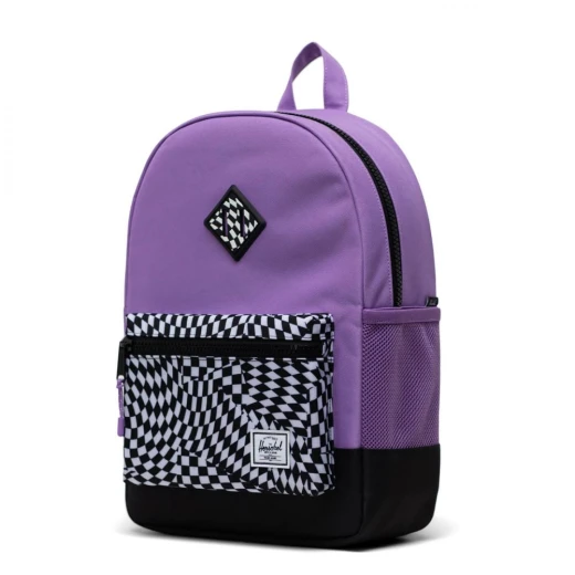 Herschel Heritage Youth BackPack  Warp Check/Amethyst Orchid - Herschel - Image 3