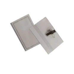 Name Badge with Safety Pin Clip