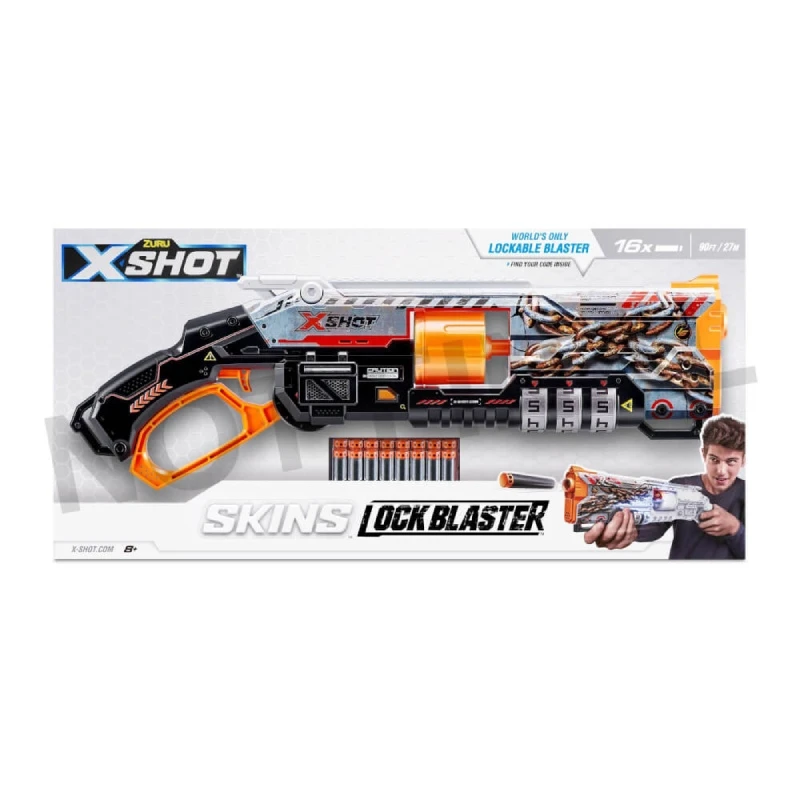 X-shot Skins-s1 Lock Gun Open Box,bulk - X-Shot